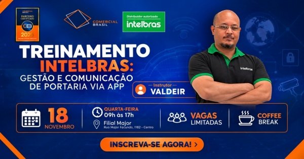 Imagem do evento TREINAMENTO INTELBRAS GESTÃO E COMUNICAÇÃO DE PORTARIA VIA APP