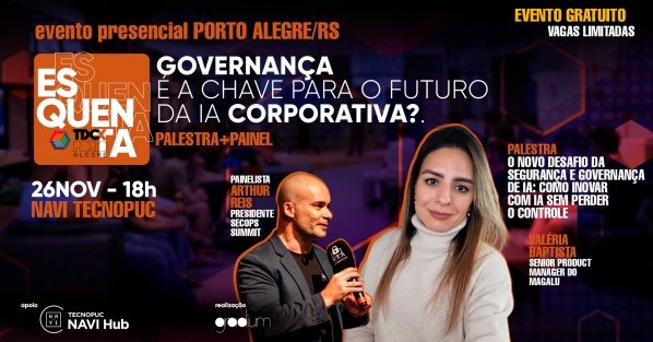 Imagem do evento Esquenta TDC - Governança é a chave para o futuro  da IA corporativa?