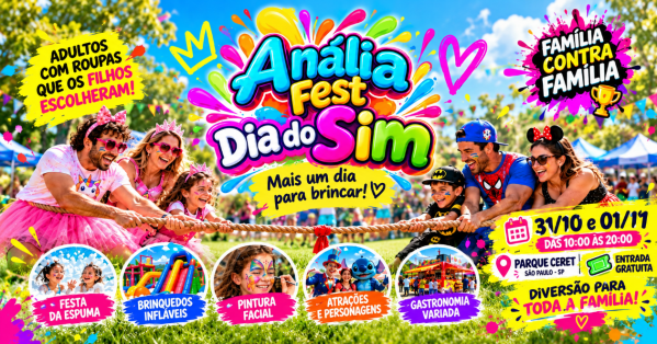 Imagem do evento Anália Fest - Dia do Sim - Parque CERET - Entrada Gratuita