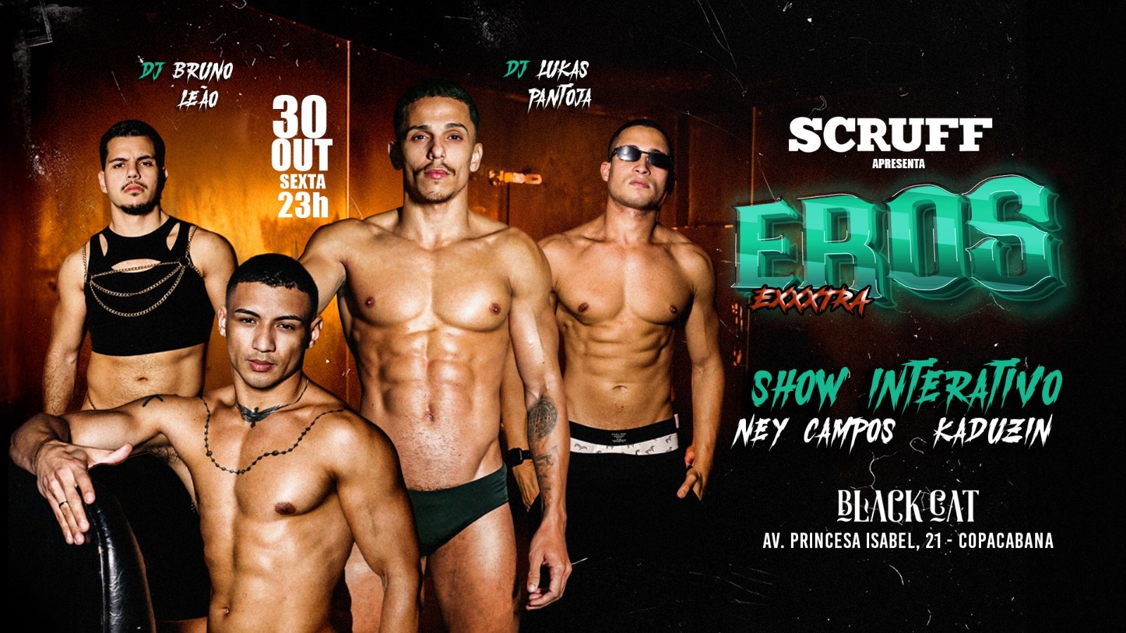 Black Cat: EROS EXXXTRA| Sexta, 30 de outubro - 23h