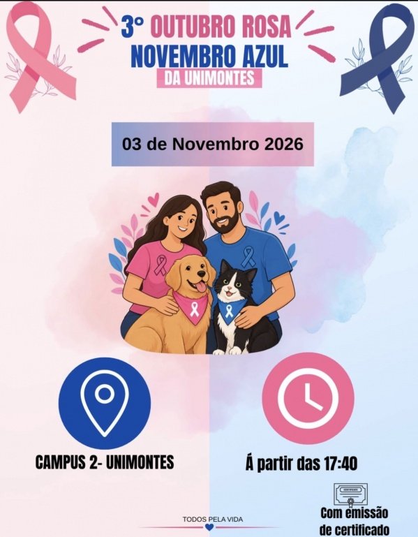 Imagem do evento 3º Outubro Rosa e Novembro Azul