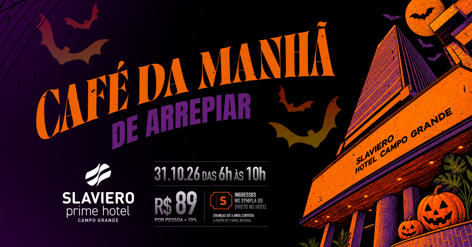 Café da Manhã Temático de Halloween - Campo Grande, MS