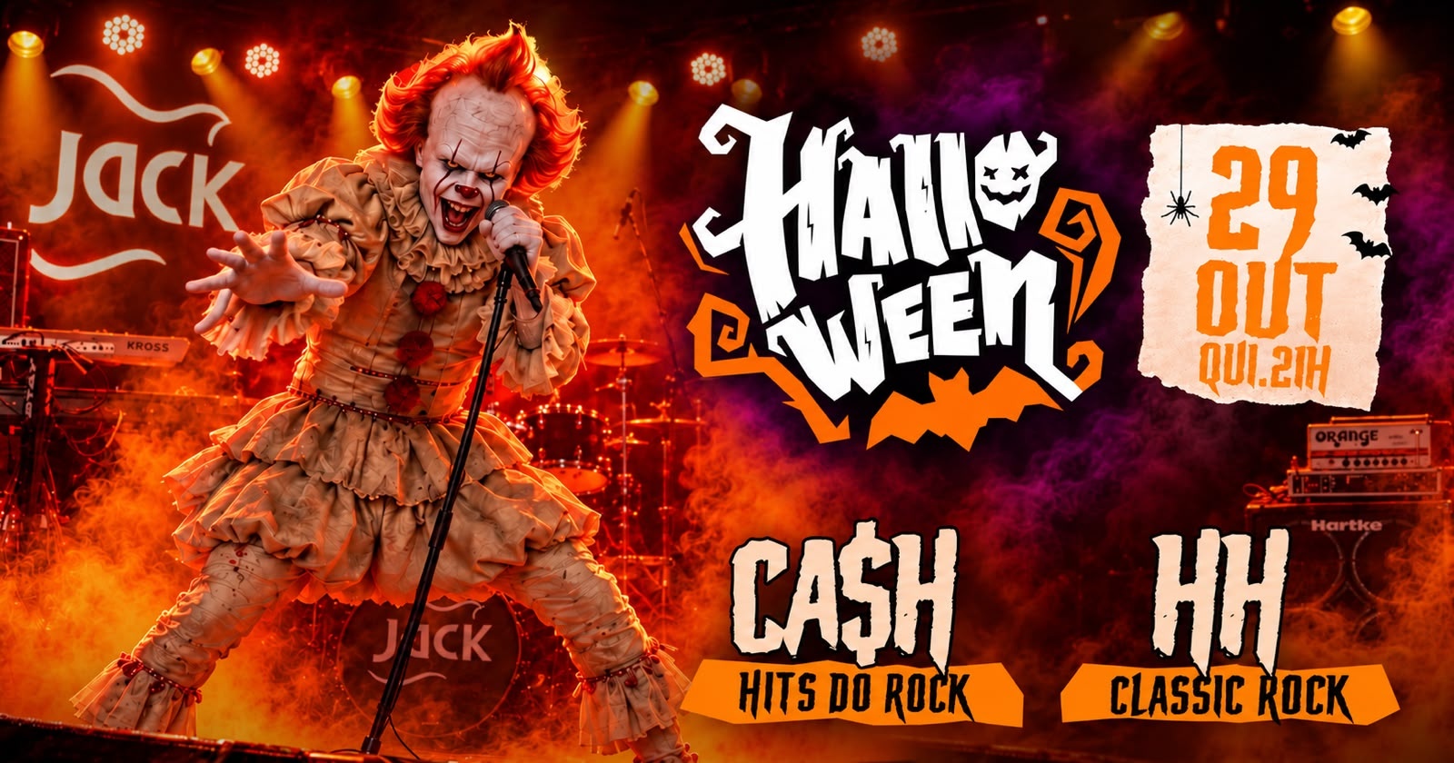 QUINTA | HALLOWEEN JACK! CA$H (HITS DO ROCK) + HH (CLASSIC ROCK)