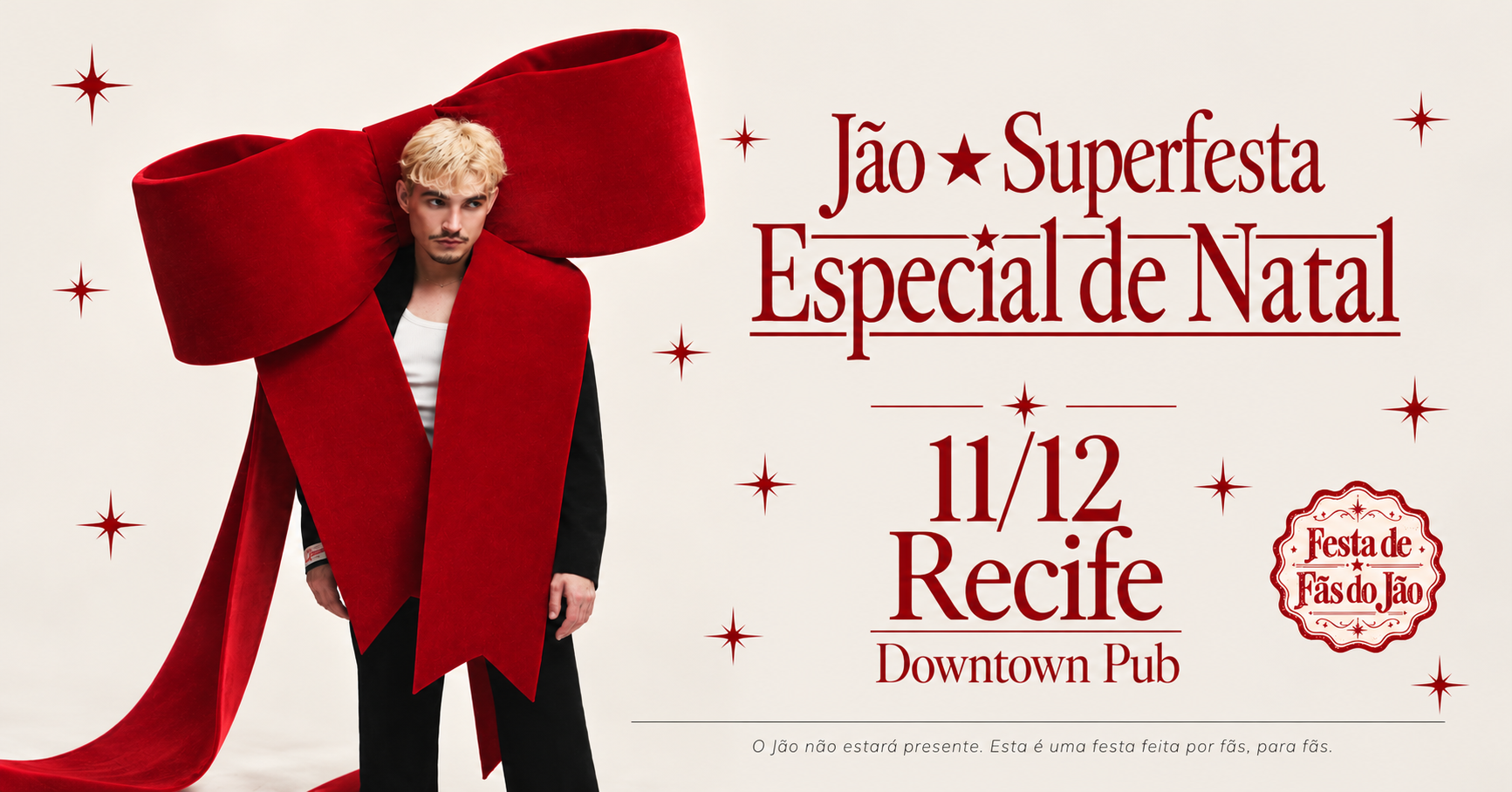 SUPERFESTA DE FÃS DO JÃO - RECIFE - Recife, PE