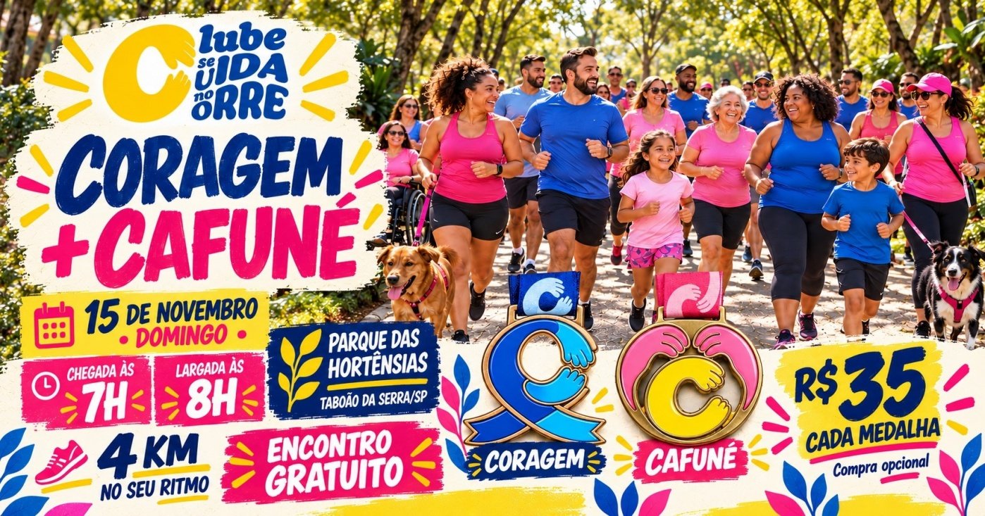 Cartaz de #12 Se Cuida no Corre Coragem + Cafuné
