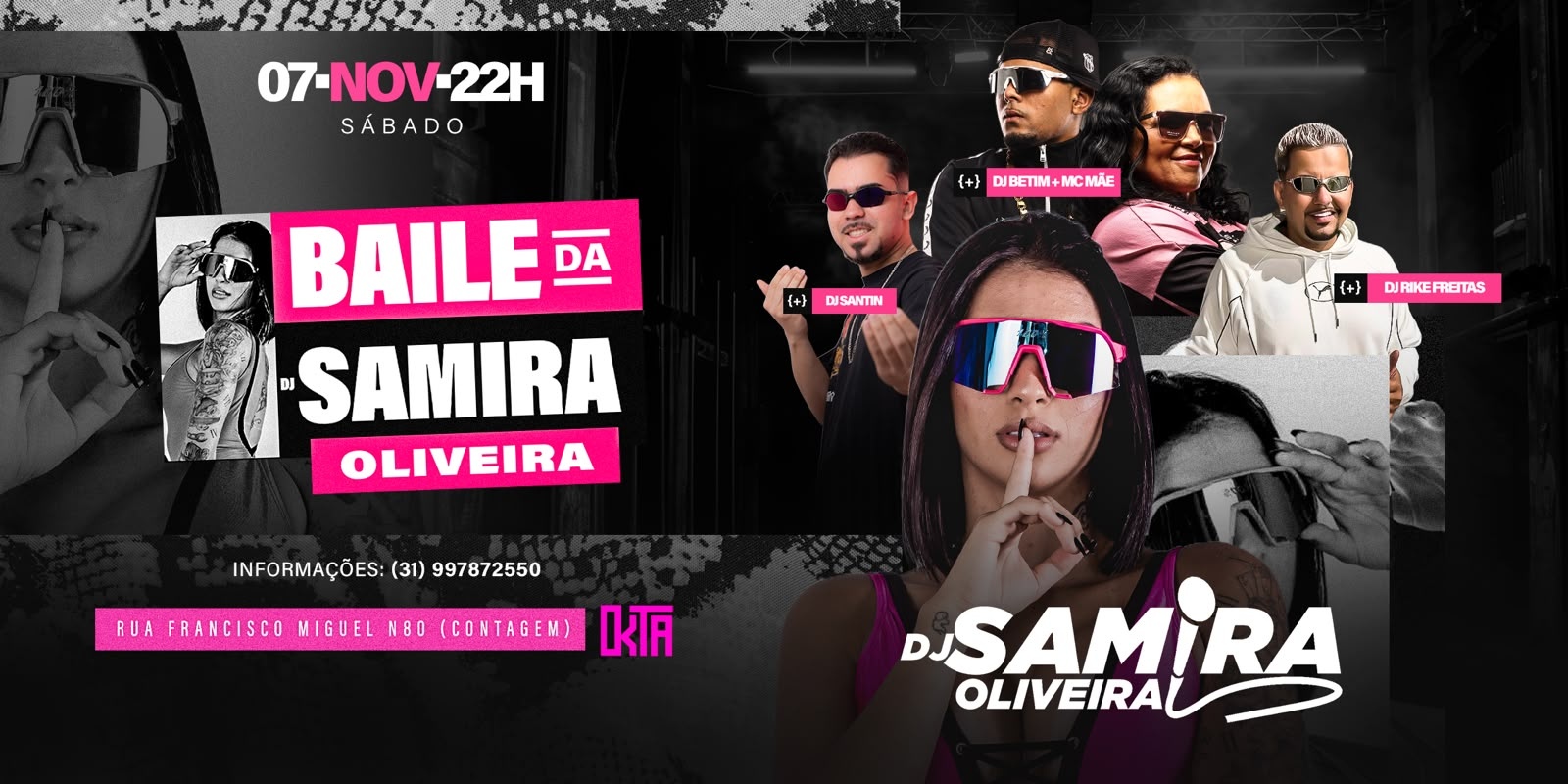 BAILE DA DJ SAMIRA OLIVEIRA APRESENTA DJ BETIM ATL + MC MÃE - Contagem, MG