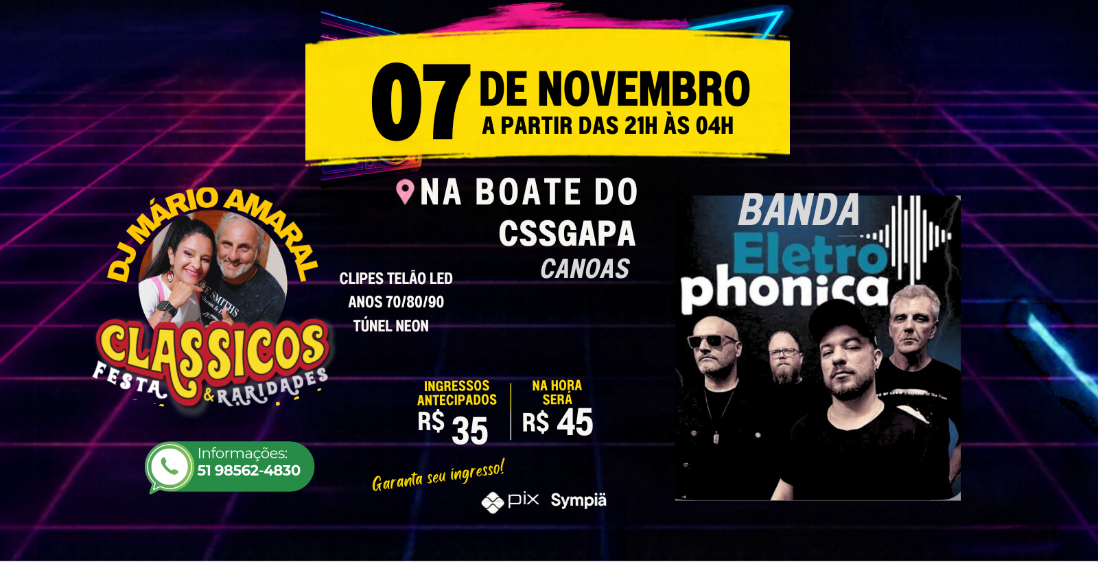 Festa Retrô Clássicos e Raridades CSSGAPA/Canoas - Canoas, RS