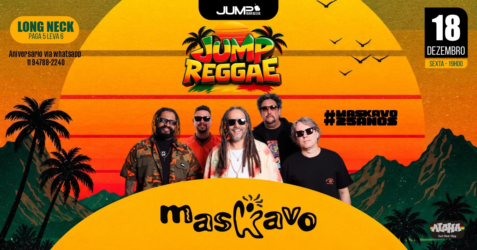 MASKAVO no JUMPREGGAE - Jundiaí, SP