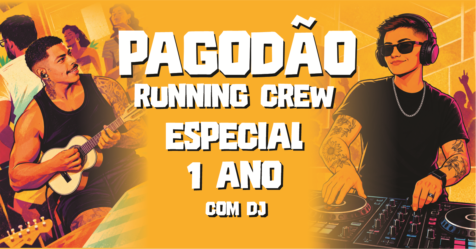 RUNNING CREW 1 ANO - PAGODE + DJ - Fortaleza, CE