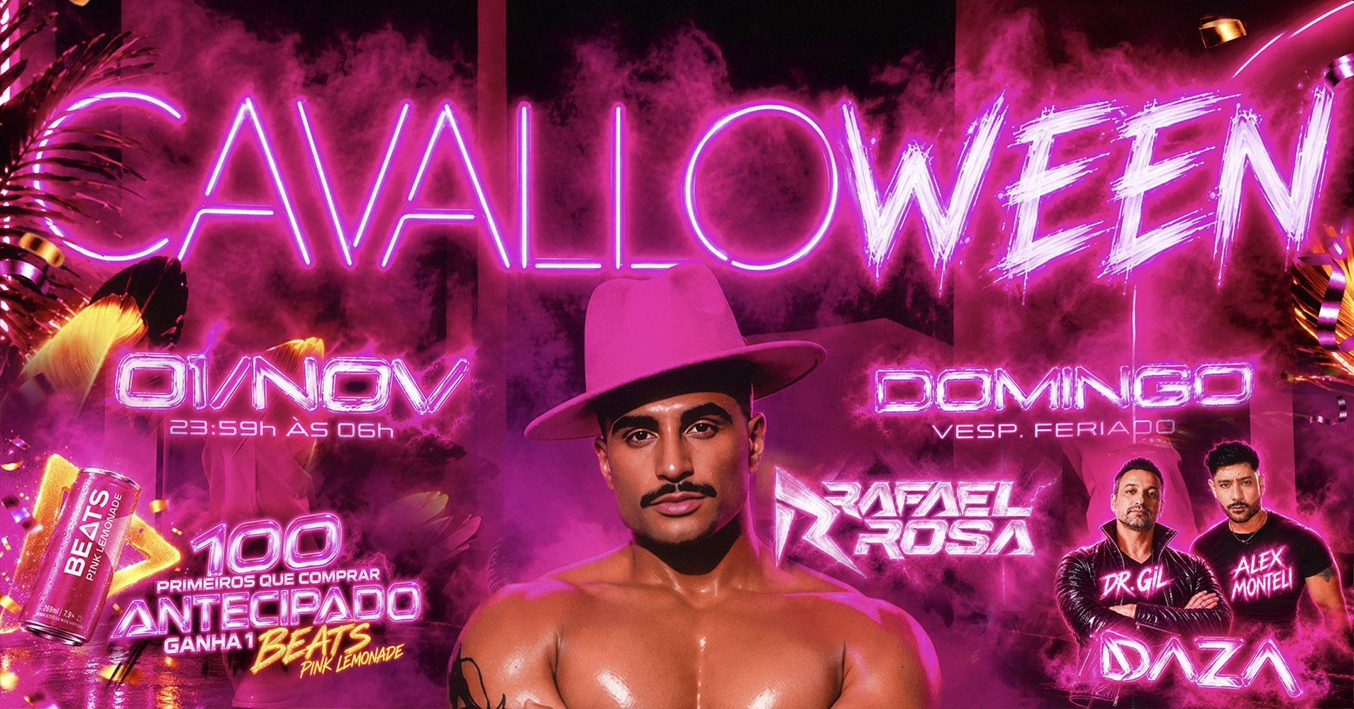 CAVALLOWEEN: 01/NOVEMBRO - VÉSP. FERIADO - Campo Grande, MS