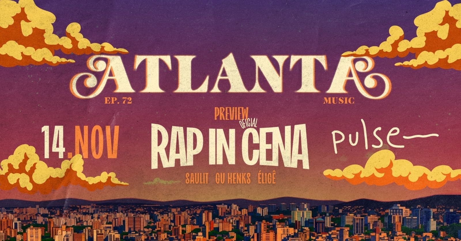 ATLANTA - PREVIEW RAP IN CENA - ep 72 - Passo Fundo, RS