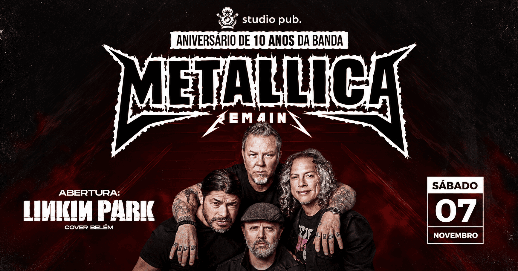 METALLICA REMAINS - ANIVERSÁRIO DE 10 ANOS