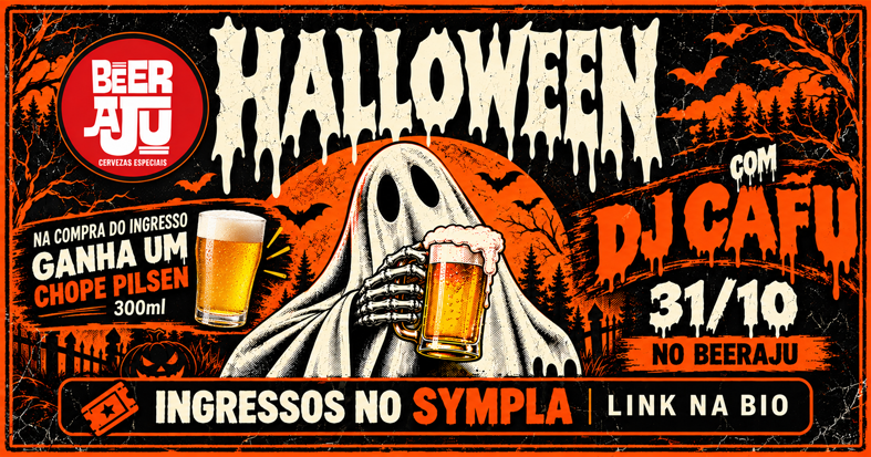 Halloween no BeerAju com DJ Cafu - Aracaju, SE