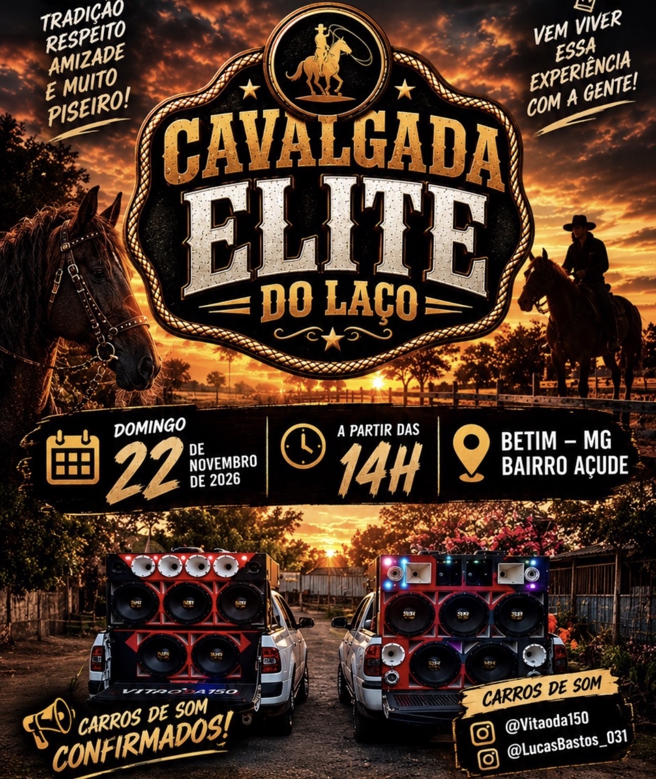 CAVALGADA ELITE DO LAÇO - Betim, MG