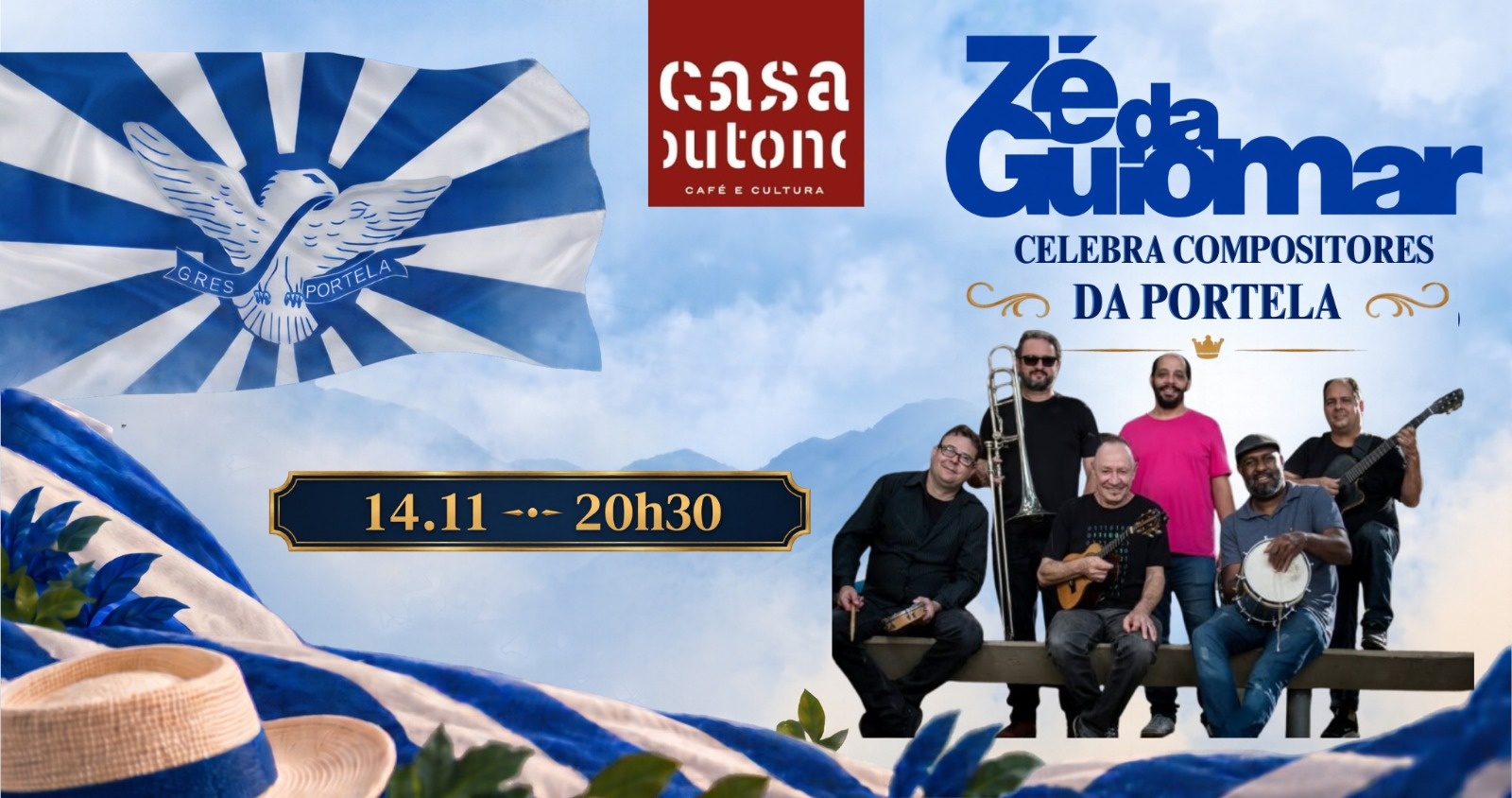 Zé da Guiomar celebra compositores da Portela - Belo Horizonte, MG