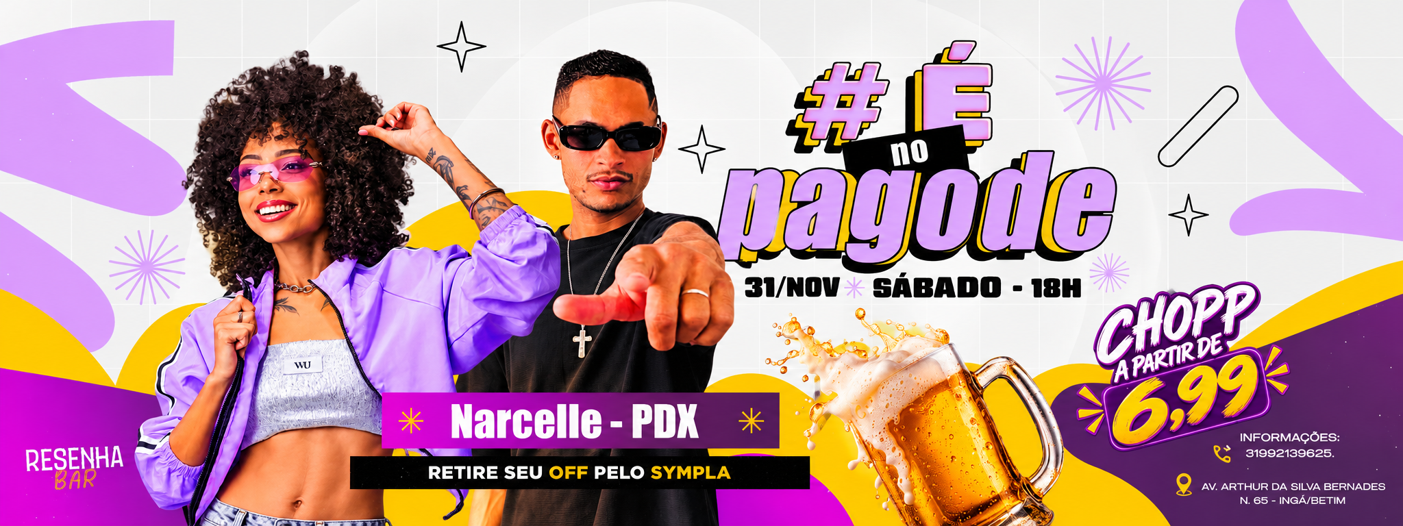 É NO PAGODE - Narcelle - pdx - Betim, MG