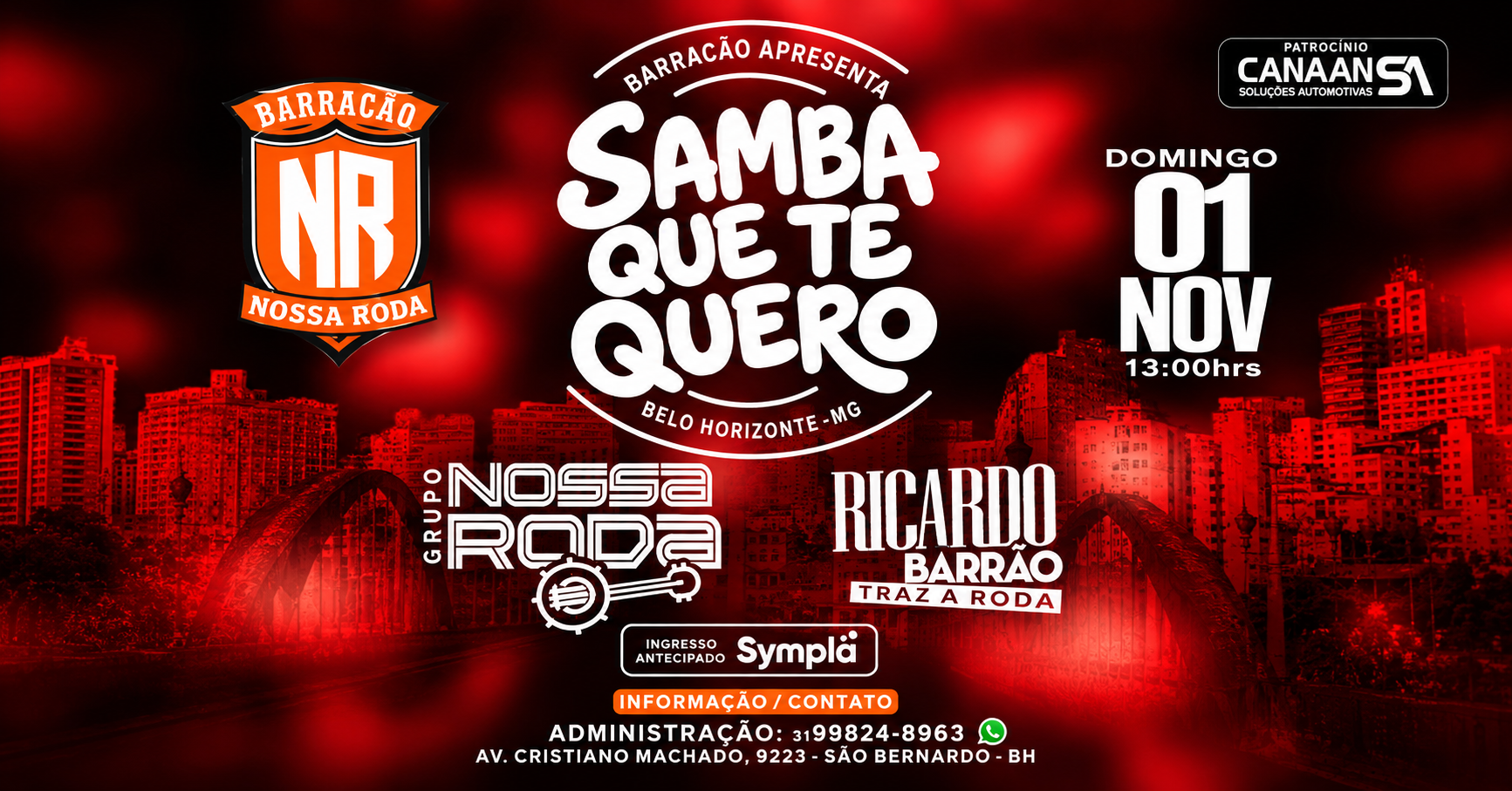 Samba que te quero - Belo Horizonte, MG