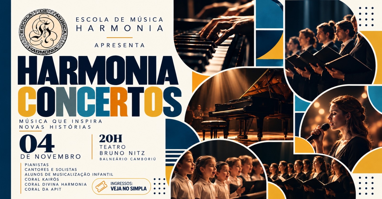 HARMONIA CONCERTOS 2026 | 04/11 - Balneário Camboriú, SC
