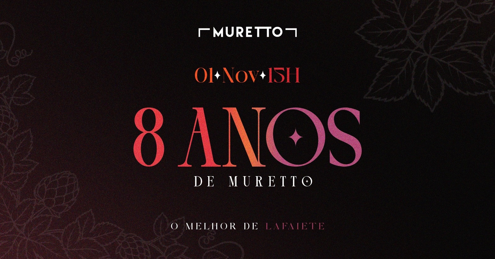 Muretto 08 Anos - Diogo Hernani, Madu Campos e Felipe e Nando. - Conselheiro Lafaiete, MG