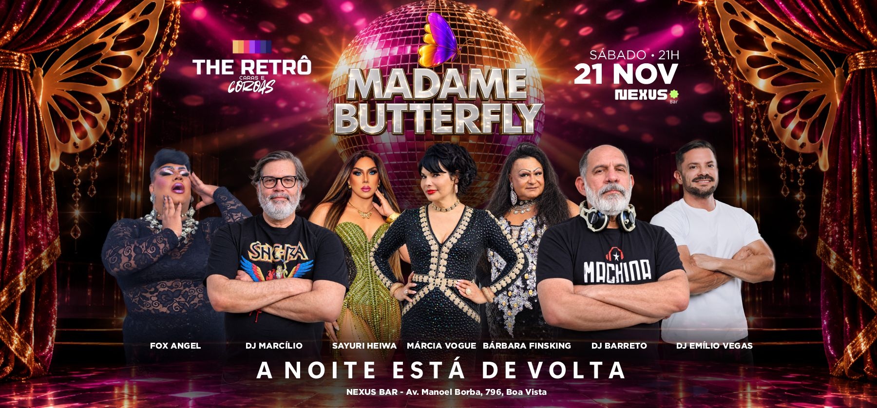 The Retrô Madame Butterfly 4 - Recife, PE