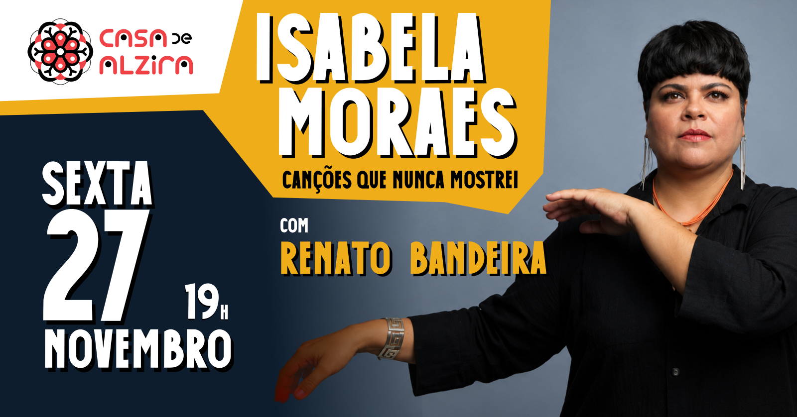 ISABELA MORAES - CANÇÕES QUE NUNCA MOSTREI - Recife, PE