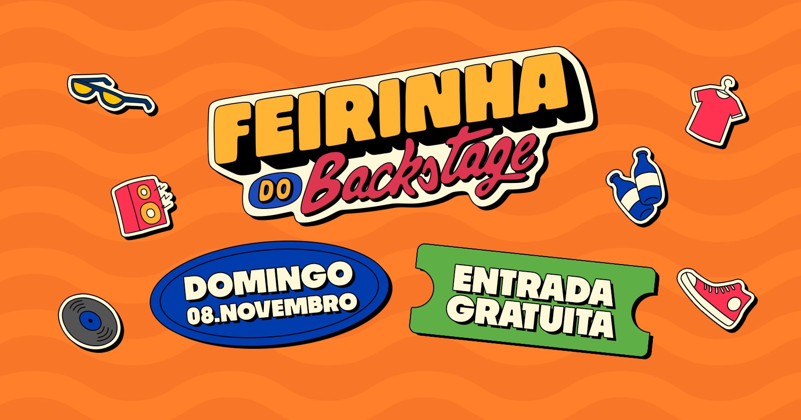 FEIRINHA DO BACKSTAGE :: Última edição do ano - Blumenau, SC